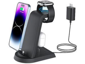 3 in 1 Charging Station for iPhone 14 13 12 11 X Pro Max  Apple Watch Wireless Charger Stand Dock for AirPods Multiple Apple Devices