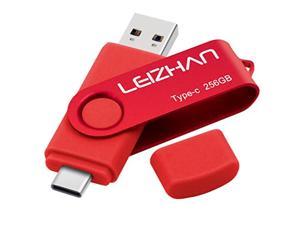 leizhan 256GB USBC Flash Drive TypeC USB Drive 30 for Samsung Galaxy Note10 S10Note 9 S9 Note 8S8Google Pixel Red