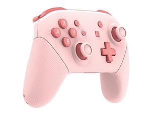 JDDWIN Wireless Controller Compatible With Nintendo SwitchLiteOledSwitch Pro ControllerCute Switch Remote Gamepad with Nfc AmiiboDual Vibration Wake Up And Motion Control Function Pink