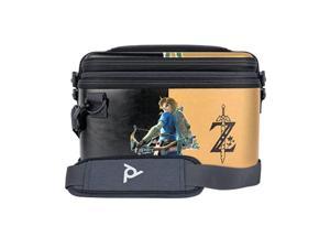 PDP Gaming Officially Licensed Switch PullNGo Travel Case  Zelda Breath of the WIld  SemiHardshell Protection  Protective PU Leather  Holds 14 Games  Works with Switch OLED  Lite