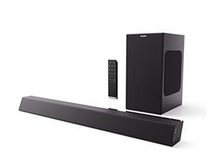 Philips Soundbar with Wireless Subwoofer Sound bar for tv 21Channel Bluetooth 300 Watts Dolby Audio Performance Theater Audio Speakers