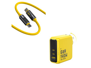 AOHI Youth 140W GaN+ USB C Charger 100W Laptop Fast Charger+240W USB 4 2.0 Cable 3.3FT with up to 120Gbps Bandwidth Boost Dual 8K/4K Display 240W PD 3.1 Fast Charging