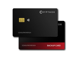 Ultra Secure Crypto Hardware Wallet  Pack OF 2 |Crypto Wallet Cold Storage for Bitcoin, Ethereum, Nfts & More | Biometric Pairing, Encrypted NFC Tap-To-Sign | Bonus FIDO2 Security Key Functionality