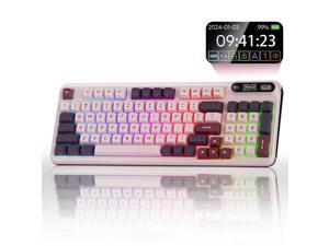 NeweggBusiness - RK ROYAL KLUDGE KZZI Z98 Creamy Keyboard, 94 Keys
