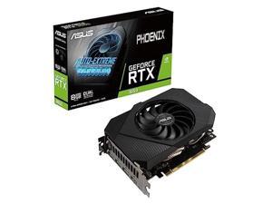 ASUS Phoenix NVIDIA GeForce RTX 3050 Gaming Graphics Card  PCIe 40 8GB GDDR6 Memory HDMI 21 DisplayPort 14a Axialtech Fan Design Protective Backplate Dual Ball Fan Bearings AutoExtreme