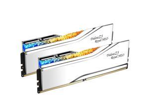 G.SKILL Trident Z5 Royal Neo Series (AMD Expo) DDR5 RAM 32GB (2x16GB) 6000MT/s CL28-36-36-96 1.40V Desktop Computer Memory UDIMM - Silver (F5-6000J2836G16GX2-TR5NS)