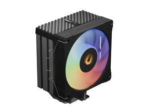 Valkyrie Surge SL125 Black Air Cooler, CPU Air Cooler ARGB LEDs - AM4/AM5 - LGA 1851/1700/1200, 1x Valkyrie B12 High Performance 120mm CPU Fan, Low Noise, LGA1151/1150, Low Profile