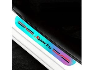 Auto Parts For Toyota Sienna Sequoia 20182023 Crown 2023 Car Accessories Colorful Rubber Door Sill Protector Scuff Plate