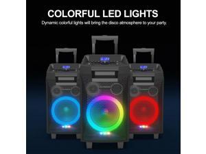 Altoparlante Bluetooth Karaoke Portatile Professionale Per Feste Doppio 10 Pollici Ad Alta Potenza - Cina Altoparlante Professionale E Altoparlante Portatile Prezzo - Foto 2