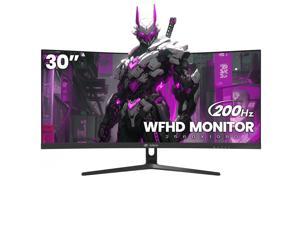 30" Curved Gaming Monitor, 144Hz/200Hz Ultrawide Computer Mo...