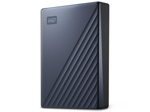 WD 5TB My Passport Ultra, Blue, Portable External Hard Drive, backup software with defense against ransomware, and password protection, USB-C and USB 3.1 - WDBFTM0050BBL-WESN