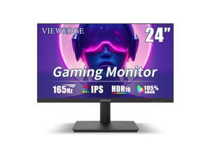 Viewedge 24 Inch Gaming Monitor with 165hz/144hz, IPS 1ms, FHD 1080p and HDR 10 | PC Computer Monitor with 105% sRGB, Bluelight Filter, 2 HDMI & 1 DP Port, Support Freesync and Wall mounted
