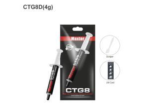 Maxtor Thermal CTG8 12.8W/mk thermal paste,Gaming grade CPU/GPU/cooling fan overclocking thermal grease,High TDP device cooling solution,4g syringe installation
