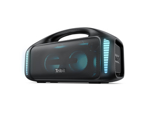 StormBox Blast Bluetooth Speaker, 90W Loud Sound, 30H Playtime IPX7 Waterproof, 140W Peak, XBass, LED Light, Wireless, Portable, TWS Pairing, Custom EQ, BT5.3, Party, Outdoor, Camping
