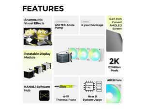 NeweggBusiness - TRYX Panorama SE 360 ARGB White 360mm AIO