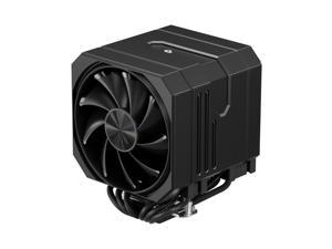 CPU Air Cooler with 6X6mm Heat Pipes,Dual 120mm Fan CPU Cooler 1600rmp,CPU Air Cooler AMD AM5/AM4/AM3 Series,CPU Air Cooler 6.22 Height compatible with Intel LGA 1851/1700/1155/1156/2011/2066(Black)