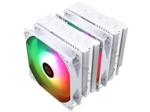 Thermalright PA120 Series CPU Cooler 6 Heatpipes Dual Towers 157mm Height PWM Fan Air Cooling for Intel/AMD (PA120 SE ARGB White)