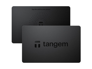Tangem Wallet 2.0 2-Pack Crypto Hardware Wallet Cards, NFC Cold Storage, EAL6+ Secure Element, Seedless Backup, Bitcoin Ethereum NFT Wallet