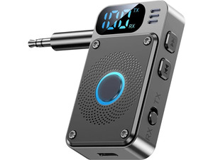 Bluetooth 5.4 Transmitter Receiver, Bluetooth Adapter for Airplane Headphones, Bluetooth AUX Adapter for Car, Bluetooth Transmitter for TV PC, Bluetooth Adapter for Stereo Receiver