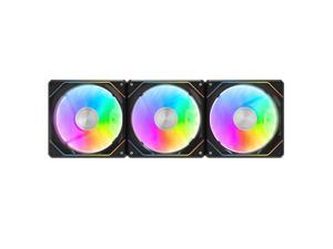 darkFlash Gauss G24R 120mm Reverse Blade PWM ARGB Case Fans 3-Pack - Magnetic Daisy Chain Connection - FDB Hydro Bearing - Motherboard Sync - Black darkFlash Gauss G24R 120mm Reverse Blade PWM ARGB Case Fans 3-Pack - Magnetic Daisy Chain Connection - FDB Hydro Bearing - Motherboard Sync - Black