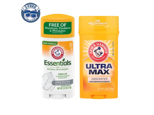 Arm & Hammer Deodorant 2-Piece Set + 2 FREE Lip Balms