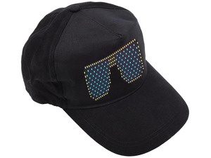 LED Hat with 12x36 LED Dot Matrix Screen APP Control DIY Text Patterns Animations Detachable Adjustable Baseball Cap