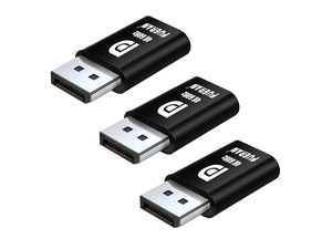 FUERAN DP-4K60HZ DisplayPort Headless Ghost Display Emulator for PC DP displayport Dummy Plug-fit Headless 1080@120Hz-3840x2160@60hz FHD-Display Port Dummy Plug(DP-4K-60Hz-3P)