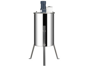 Electric Honey Extractor, 2/4 Frames Honey Spinner Extractor, Stainless Steel Beekeeping Extraction, Apiary Centrifuge Equipment with Height Adjustable Stand, Honeycomb Drum Spinner with Lid