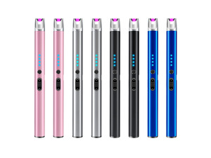 8 Pack Electric Candle Lighter Rechargeable USB Lighters Flameless Windproof Plasma Arc Lighters with Safety Lock Long Lighter for Candle BBQ Camping Birthday Party