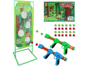 Shooting Game Toy for Kids, Foam Balls Toy Gun Air Balls Shooting Blaster Game