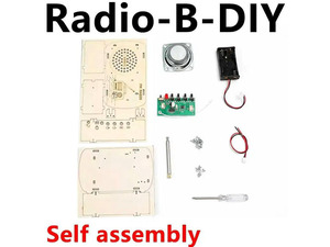AJMRTC Radio Assembly DIY Kit (B), STEM Educational Soldering Project for Beginners & Adults, Build Your Own Radio Receiver Electronic Learning Kit
