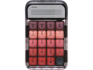 Lipstick-Style Tri-Mode Wireless Mechanical Numpad with 4-Level Adjustable Backlight, Hot-Swappable, Rechargeable Wireless Numpad with Bluetooth /2.4G Wireless/USB-C Wired Connection