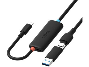 Hagibis USB3.0 Video Capture Card with 100W PD for Switch2, USB C to USB A/USB C 1080P@60fps 2K@30fps Live and Record Video Audio Game for Car Quest 3 VR PS4/5 ROG Ally Steam Deck (CC10P)