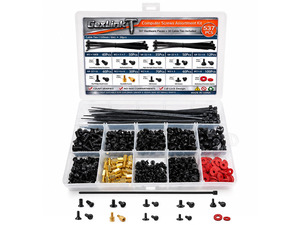 537-Piece Computer Screw Kit with M.2 SSD Screws and Standoffs 537-Piece Computer Screw Kit with M.2 SSD Screws and Standoffs
