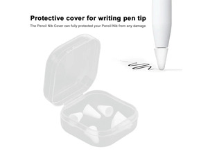 8Pcs Pen Nib Cover Stylus Anti-Slip Silicone Protector Case Mute Writing Function Compatible with Pencil 1 2