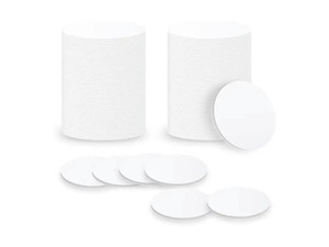 55PCS Tags 215 Blank White Card Sticker Coin Card With Adhesive Backing Enabled Mobile Phone