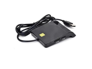 USB SIM Smart Card Reader for Bank Card IC/ID CAC SD TF DNIE ATM Cards USB 2.0 Card Reader for Windows 7 8 10 Linux OS