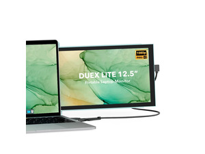Lite New Mobile Pixels Portable Monitor (2026 Upgraded), 12.5" Full HD IPS Laptop Screen Extender, USB C/HDMI Powered Plug and Play,Windows/Mac/Android/Switch Compatible (Jadeite Green)