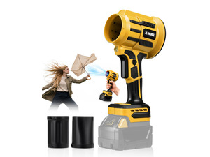 Cordless Leaf Blower Dust Blower for DEWALT 20V Battery, Portable Hand Blower Pro - Power High-Speed Motor Handheld Jet Fan Air Blower for Patio Cleaning, Lawn Care, Blowing Leaves & Dust (No Battery)