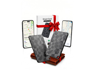 2 Pack Wallet Tracker Card (iOS and Android), 6-12 Years Battery Smart Card Bluetooth Slim Tracing Card, Work with Apple Find My & Google Find Hub, Locator for Luggage, Passports, Keys, Backpack