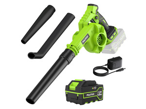 Leaf Blower Cordless with Battery and Charger, 20V Electric Cordless Blower 135MPH Small Leaf Blower, Lightweight Battery Blower Yard Tools Grass Blowers for Lawn Care Patio Backyard Leaves and Dust