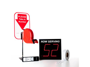 2-Digit Take A Number System with Free Ticket Roll (Made In America)