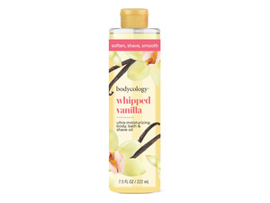 Bodycology Whipped Vanilla Ultra-Moisturizing Body, Bath & Shave Oil, 7.5fl oz