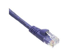 Offex Cat5e Ethernet Patch Cable, Snagless/Molded Boot, 35 foot - Purple