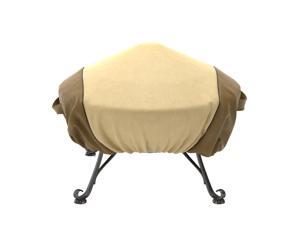 Dura Covers Fade Proof Two Tone 44" Heavy Duty Round Fire Pit Cover - Durable and Water Resistant Firepit Cover, Large Dura Covers Fade Proof Two Tone 44" Heavy Duty Round Fire Pit Cover - Durable and Water Resistant Firepit Cover, Large