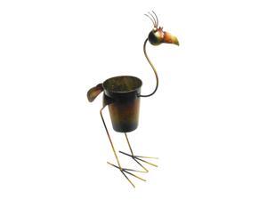 D-Art Collection Iron Standing Rooster Planter Decor D-Art Collection Iron Standing Rooster Planter Decor