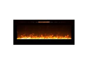 Gibson Living Alpine 60" Crystal Built-In Recessed Wall Mounted Electric Fireplace with 3 Heat Settings Gibson Living Alpine 60" Crystal Built-In Recessed Wall Mounted Electric Fireplace with 3 Heat Settings