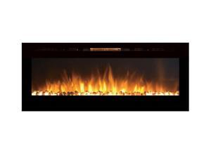 Gibson Living GL2060WS Reno 60 Inch Pebble Built-In Recessed Wall Mounted Electric Fireplace with 3 Heat Settings Gibson Living GL2060WS Reno 60 Inch Pebble Built-In Recessed Wall Mounted Electric Fireplace with 3 Heat Settings