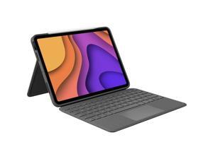 Logitech Folio Touch Keyboard/Cover Case (Folio) Apple, Logitech iPad Air (4th Generation) Tablet - Oxford Gray - Scuff Resistant, Scratch Resistant, Spill Resistant - Woven Fabric - 10.1" Height Logitech Folio Touch Keyboard/Cover Case (Folio) Apple, Logitech iPad Air (4th Generation) Tablet - Oxford Gray - Scuff Resistant, Scratch Resistant, Spill Resistant - Woven Fabric - 10.1" Height