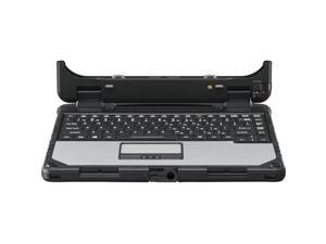 Panasonic Premium Keyboard - 87 Key - English (US) - Notebook, Tablet, Vehicle Dock, Docking Station - TouchPad - PC - Black, Silver